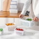thumbnail image 3 of Multi-purpose Food Storage Containers with Drain Basket, Leak-Proof Berry Vegetable Fresh-Keeping Containers for Fridge, 3 of 5