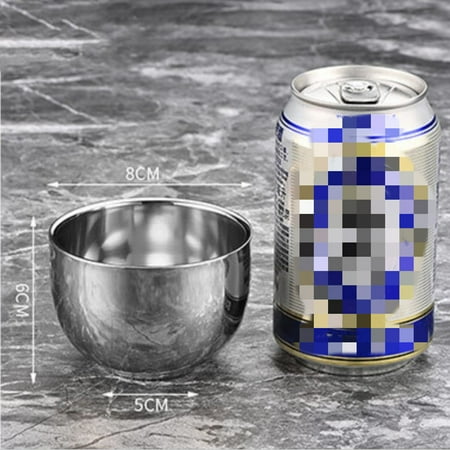 

GDHOME Double insulated water cup Tea cup Stainless Steel Cup Scald-proof Wine Cup