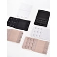 thumbnail image 3 of Geyoga 6 Pieces Women's Bra Extenders Elastic Stretchy Bra Extension Strap, 3 Rows x 3 Hooks (Multi-Color), 3 of 6