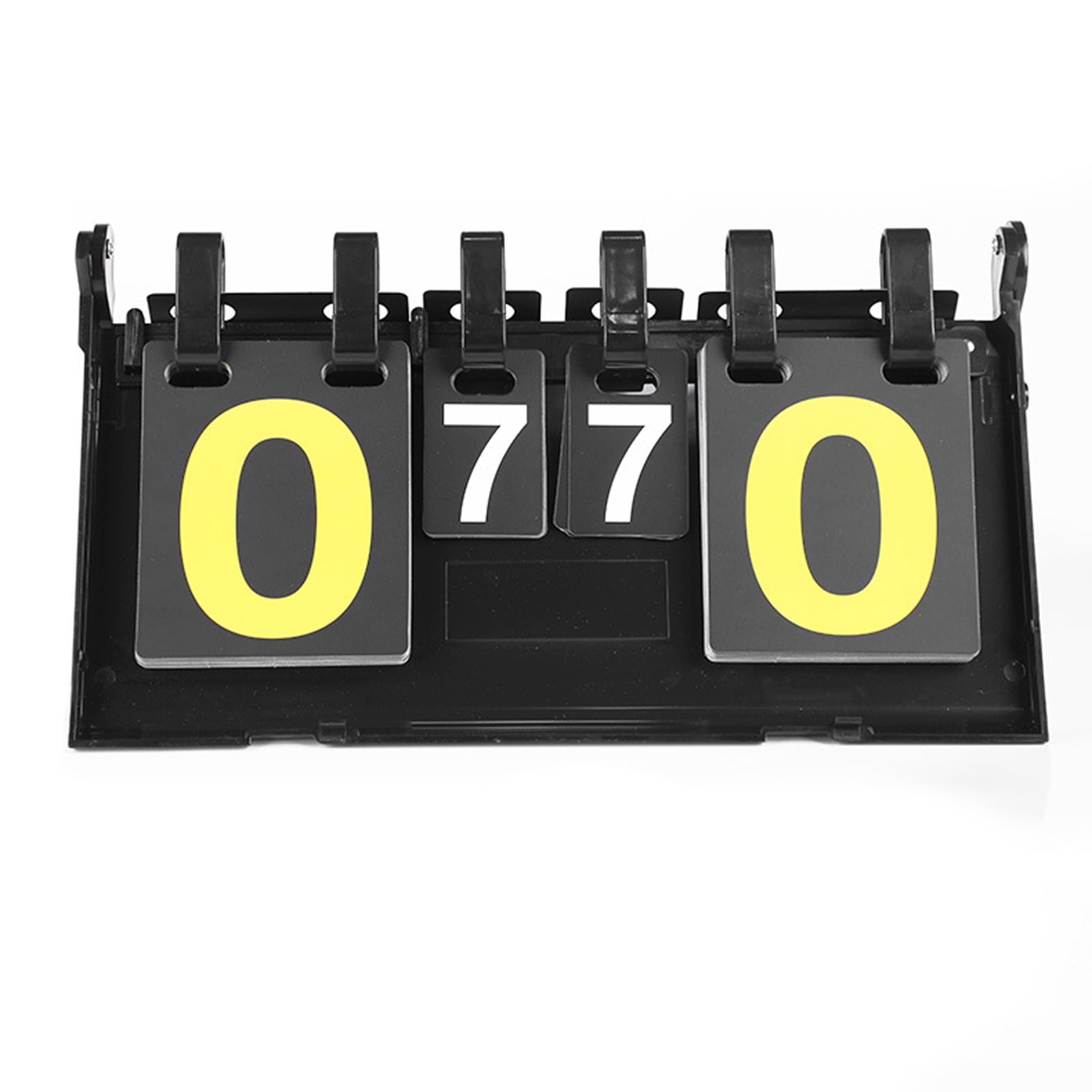 4-Digit Score Board Tennis Scoreboard Scorer ABS Flop Suitable For Ball Games Black Basketball Football Volleyball Table