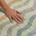 thumbnail image 3 of Addison Rugs Mayfield Premium Machine Washable Transitional Abstract Celery Rectangle Rug, 9' x 12', 3 of 9