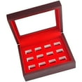 thumbnail image 2 of Black Brooch Jewelry Display Showcase Tray Box Oragnizer, 2 of 4
