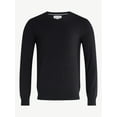 thumbnail image 5 of Free Assembly Men's Cozy Yarn Everyday V-Neck Sweater with Long Sleeves, Size XS-3XL, 5 of 5
