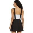 thumbnail image 2 of Stylore Women's Basic Versatile Stretchy Mini Skater Suspender Skirt Black S, 2 of 5