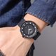 thumbnail image 4 of Reloj de pulsera de cuarzo para hombre, resistente al agua, con pantalla digital, estilo casual, analógico-digital, estilo borde, regalo, resistente al agua., 4 of 8