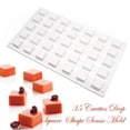 thumbnail image 3 of Toystoory Molde de galletas de 35 cavidades, molde de silicona portátil para repostería de Chocolate, Fondant, cubitos de hielo, herramienta Herramientas y accesorios para hornear Cuadrado, 3 of 6