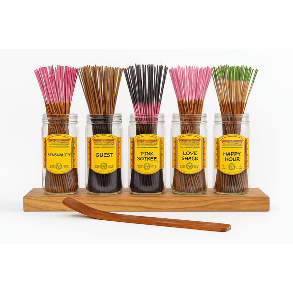 100x Wild Berry Traditional 11' Incense Sticks - Romance & Passion - Variety Pack