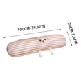 thumbnail image 3 of Ice Silk Long Cushion for Support and Comfort - Cooling Body Pillow for Waist, Back & Legs - High-Resilience Stuffing, Breathable Fabric, Perfect for Home, Sofa & Dorm Use Pink, 3 of 7