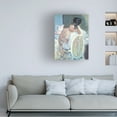 thumbnail image 2 of Trademark Fine Art Cassatt Woman Sitting With A Child In Her Arms Canvas Wall Art - 18x24, 2 of 4