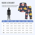thumbnail image 4 of Sikiie Cute Puffer Fish Mens Pajama Set, Soft Warm Long Sleeve Sleepwear, Cozy Button-Down Pjs for Men-Medium, 4 of 7