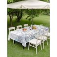 thumbnail image 4 of Outdoor Tablecloth with Umbrella Hole for Patio/Picnic/Party/Camping, Turtle Coastal Waterproof Table Cloth Rectangle Table Cover Washable, Nautical Summer Beach Coral Jellyfish Shell (52"x 70"), 4 of 8
