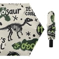 thumbnail image 4 of ALAZA Dinosaur Graffiti UPF 50+ Compact Folding Umbrella for Rain Travel Umbrella Packable, 4 of 8