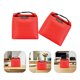 thumbnail image 1 of unbranded 4Ud Bolsa Picnic Isotérmica Roja Reutilizable Con Estilizado Ideal Para Guardar Y Bebidas, 1 of 8