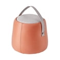thumbnail image 2 of yuksok Shoe Changing Stool Padded Seat Portable Anti Skid Sofa Stool Wood Ottoman Stool Round, 2 of 9
