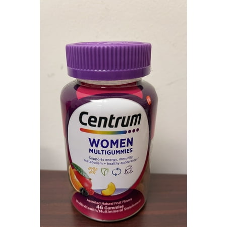 Centrum Women Multigummies, Assorted Fruit Flavor, 46 Gummies