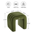 thumbnail image 3 of Zesthouse Multi-Functional Ottoman Stool, Tufted Velvet Foot Stools Ottoman for Couch, Modern Vanity Stool for Living Room, Bedroom and Entryway, Green, 3 of 11