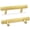 Gold-3 In Hole Center, variant on 30 Pack Square Cabinet Handles Matte Black 3 In Hole Center 5 Inch Length Stainless Steel Hardware
