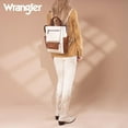 thumbnail image 5 of Wrangler Women Backpack Purse Convertible Backpack Vegan Leather Ladies Anti Theft Backpack with Adjustable Strap, Beige, 5 of 7