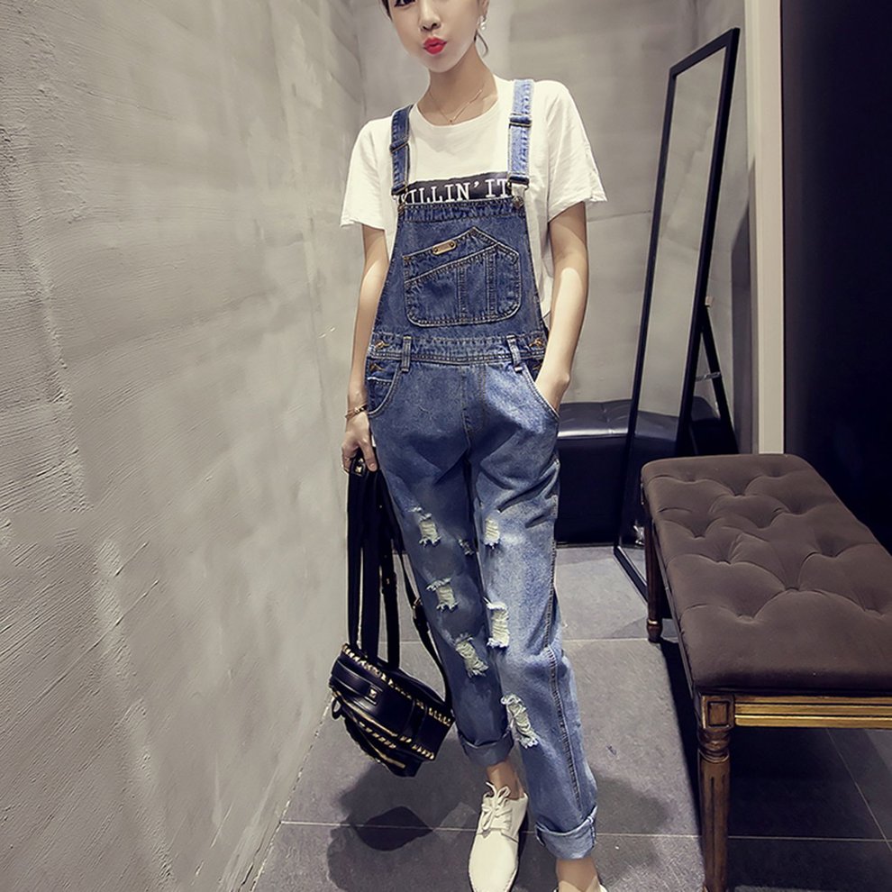 Clearance Sale Denim Overalls Pants 