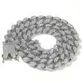 thumbnail image 4 of Collar Hip Hop con bonita cadena cubana de Miami de 16 pulgadas para hombre, 4 of 6
