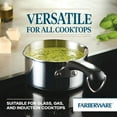 thumbnail image 6 of Farberware Brilliance 1 Quart Saucepan with Pour Spout, Induction Compatible, Metal Utensil and Dishwasher Safe, Stainless Steel, 6 of 15