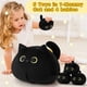 thumbnail image 4 of Peluche Auspicious Beginning Black Cat Family, 19 pulgadas, 4 of 8