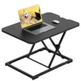 thumbnail image 3 of FunniHomi 27" Home Office Desk Riser Adjustable Standing Desk Converter Black, 3 of 8