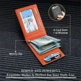 thumbnail image 3 of Leather Slim Smart Wallet for Men Credit Card Holder Money Clip, 3 of 5