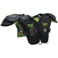 thumbnail image 4 of Schutt Y-Flex 4.0 Youth Football Shoulder Pad, Size X-Large (15 to 16 inches), Black/Neon Green, 4 of 6