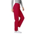 thumbnail image 3 of Adar Universal Scrubs For Women - Tapered Utility Cargo Scrub Pants - 503 - Red - M, 3 of 7