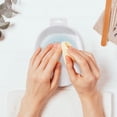 thumbnail image 4 of icolorfuled White Plastic Rectangular Nail Soaker Bowl for Home Use 1Pc 17.0X12.2X5.0in, 4 of 7