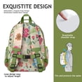 thumbnail image 5 of Boho Bohemia Flower Backpack for School,Cute School Bag,Schoolbag with Adjustable Shoulder Straps & Padded Back,15.25"x11.5"x5.25", 5 of 6