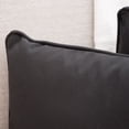 thumbnail image 2 of Noble House Coronado 12x18" Rectangle Fabric Throw Pillows in Black (Set of 2), 2 of 3