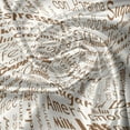 thumbnail image 5 of Ambesonne Cream Umber Window Valance, Americano Coffee, 54" X 18", Umber and Cream, 5 of 5