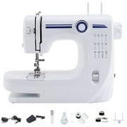 Mini Small Portable Sewing Machine with Foot Pedal Built in 12 Stitches Multifunctional 2 Thread