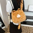 thumbnail image 4 of Bolso de gato de peluche, lindo bolso de mano, bolso de gran capacidad, nuevo 2025, lindo bolso de mensajero de hombro con personalidad, 4 of 5