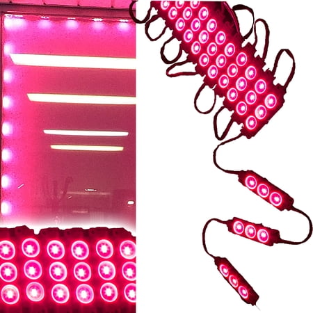 40ft Storefront Magenta hot pink LED Light module 5630 with UL 12v AC Power