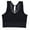 Black#1, variant on Women's 2 Pack Activewear Sports Bras High Impact Seamless Fitness Running Bra Swim Bra Sports Bra Running Bra Workout Crop Tops