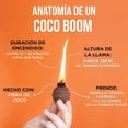 thumbnail image 4 of Coco Boom! Iniciador de Fuego de Fibra de Coco 100% Natural - 24 Piezas para Encender Carbón, Leña, Fogatas, Chimeneas y más, 4 of 5