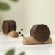 thumbnail image 4 of Estera de Mesa de Posavasos de Madera, Estera Aislante en Forma de Caracol, Herramienta de Posavasos de Madera, Bandeja de Té, Regalo, 4 of 5