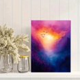 thumbnail image 2 of Qisvanset Framed Canvas Wall Art 12x16 Inch Colorful Impressionist Psalm Home Baptism Art Gift, 2 of 5