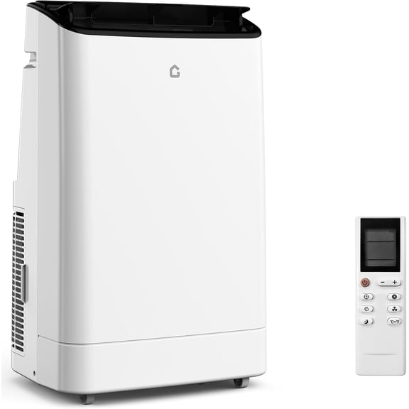 Senfot Smart Portable Air Conditioner 15000 BTU- 4-in-1 with Remote- Cools 850 Sq.Ft- Silent for Bedroom Office- Black Top