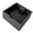 Black, variant on CoudarTitie Coffee Knock Box Coffee Ground Dump Bin Silicone, Durability Accessory, Espresso Gray