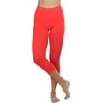 thumbnail image 4 of ToBeInStyle Womens Capri Length Seamless Lightweight Stretch Leggings, 4 of 5