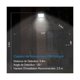 thumbnail image 4 of Luz solar para exteriores, iluminación de alta calidad para patio con detector de movimiento, panel de carga solar dividido, luz de inundación de seguridad con energía solar, resistente al agua IP65,, 4 of 5