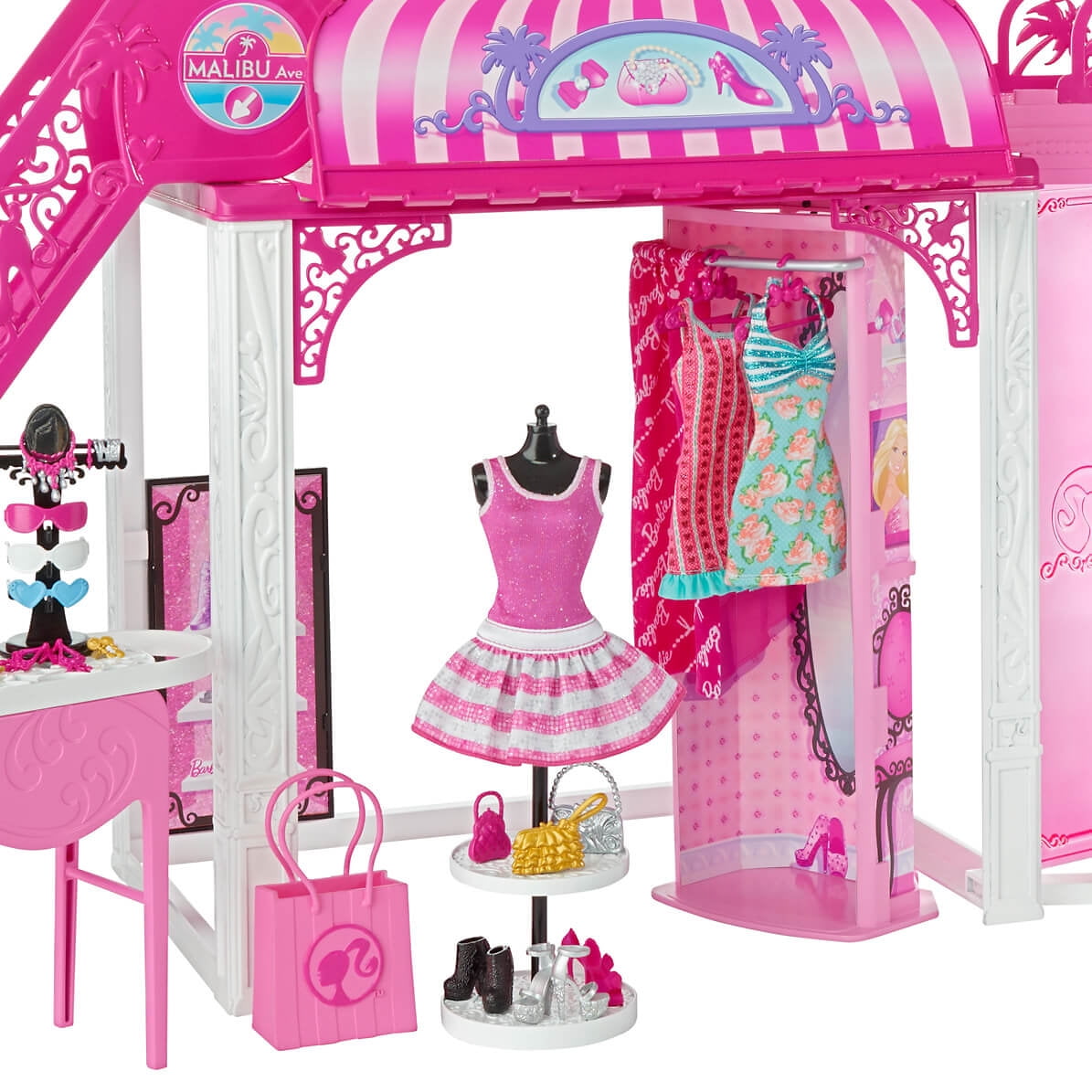 barbie doll mall set