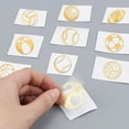 thumbnail image 6 of 9pcs 1.6x1.6 Inch Sports Ball Theme Stickers Rugby Basketball Stickers Self Adhesive Gold Metal Stickers Football Volleyball Metal Stickers for Scrapbooks DIY Crafts Phone Decoration, 6 of 9