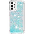 thumbnail image 2 of Compatible with Samsung Galaxy A23 5G Case Glitter Liquid Cute Clear Phone Case Floating Quicksand Shockproof Protective Bumper Silicone Soft TPU Case for Samsung Galaxy A23 5G Star Blue YB, 2 of 13