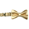 thumbnail image 3 of 6pc  Boy Formal Necktie Black & White Suit Set Satin Bow tie Baby Sm-20 Teen, 3 of 4