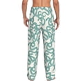 thumbnail image 3 of Goofa Hand Drawn Snake Printed Soft Pajama Pants for Men, Wide Leg Comfy Casual Lounge Yoga Pants-X-Large, 3 of 9